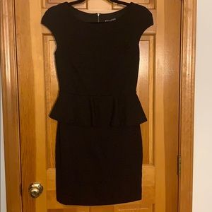 Express Black Peplum Dress size 4